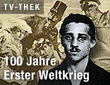 Kombo aus einem Bild des Sarajewo-Attentäters Gavrilo Princip und des Attentats auf Kronprinz Franz Ferdinand