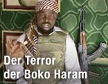 Abubakar Shekau, Anführer der Sekte "Boko Haram"