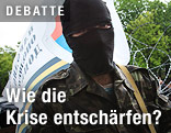 Pro-russische Separatisten in der Ukraine