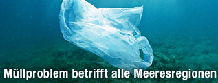 Plastiksackerl auf dem Meeresboden
