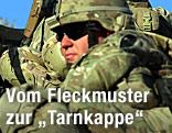 Soldat in Tarnuniform