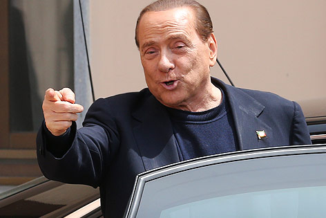© AP/Antonio Calanni Der italienische Ex-Regierungschef Silvio Berlusconi