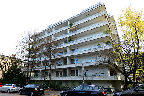 © APA/dpa/Marc Müller Das Münchner Mehrfamilienhaus, in dem der Kunstsammler Cornelius Gurlitt seine Wohnung hatte