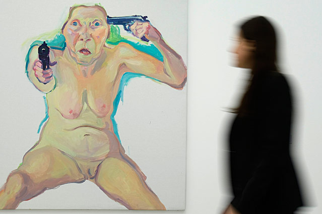 © APA/EPA/Bodo Marks Gemälde von Maria Lassnig