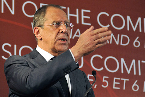 Außenminister von Russland Sergej Lawrow