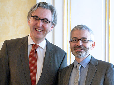 Die Direktoren des BIFIE Martin Netzer und Christian Wiesner