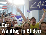 Jubel in der ÖVP-Parteizentrale