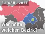 Steiermarkkarte zur EU-Wahl
