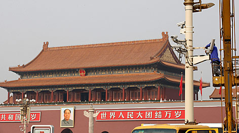 © Reuters/Kim Kyung Hoon Kameras am Tiananmen-Platz