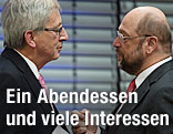 Jean-Claude Juncker und Martin Schulz