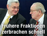 Bruno Gollnisch und Front-National-Gr&uuml;nder Jean-Marie Le Pen
