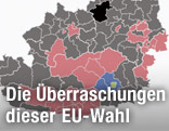 &Ouml;sterreichkarte zur EU-Wahl