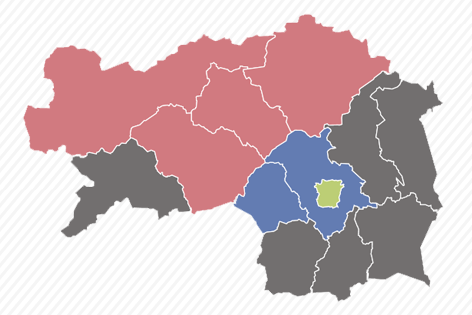 © ORF Karte zur EU Wahl:Steiermark