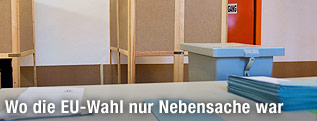 Leeres Wahllokal