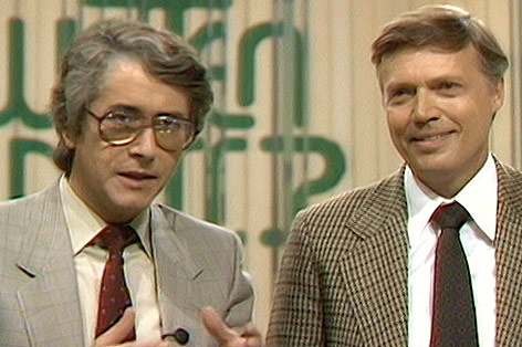© ORF Frank Elstner mit Karlheinz Böhm