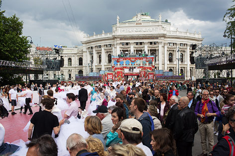 © ORF.at/Roland Winkler Blick auf den Rathausplatz