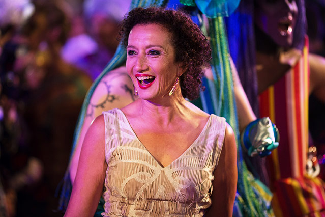 © ORF.at/Roland Winkler Life-Ball-Besucher in schillernden Kostümen