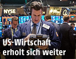 Makler an der New York Stock Exchange (NYSE)