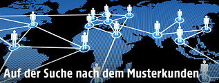 Grafik zur Vernetzung von Menschen