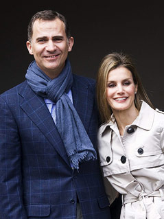 © APA/EPA/Igancio Lopez Spanischer Kronprinz Felipe mit Ehefrau Letizia