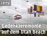 Fallschirmspringer auf dem Utah Beach