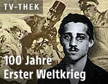 Kombo aus einem Bild des Sarajewo-Attentäters Gavrilo Princip und des Attentats auf Kronprinz Franz Ferdinand
