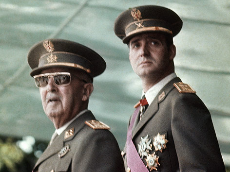© AP Francisco Franco und Juan Carlos, 1973