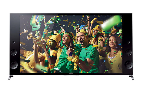 © Sony Sony-Fernseher mit Fußballfans am Bildschirm