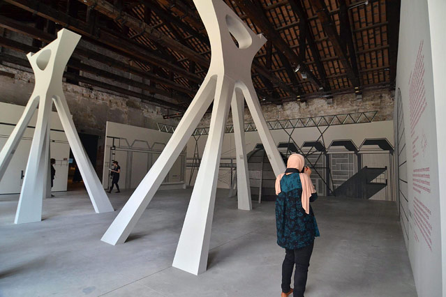 © APA/EPA/Andrea Merola Der Kuwait-Pavilion im Rahmen der Architekturbiennale in Venedig