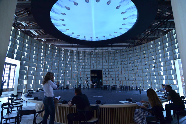 © APA/EPA/Andrea Merola Der Bahrain-Pavilion im Rahmen der Architekturbiennale in Venedig