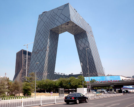 Das CCTV-Gebäude in Peking