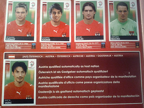 © Privat Seiten aus privatem Panini-Album