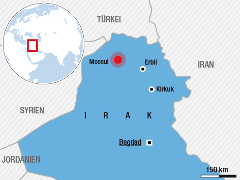 © APA/ORF.at Landkarte des Irak