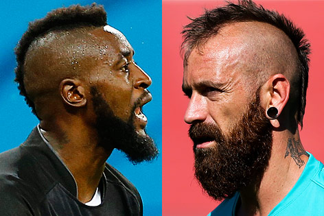 © Reuters/Murad Sezer; APA/EPA/Jose Sena Goulao (Montage) Fußballer Charles Itandje und Raul Meireles