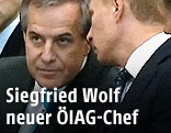 Siegfried Wolf im Gespr&auml;ch mit Wladimir Putin