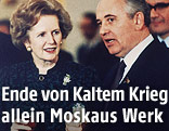 Michail Gorbatschow und Margaret Thatcher, 1987