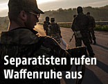 Russische Separatisten in der Region Donezk