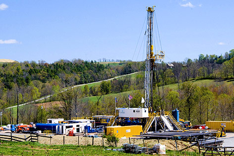 © AP/Ralph Wilson Fracking in Pennsylvania, USA