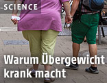 Eine &Uuml;bergewichtige