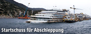 Wrack der Costa Concordia