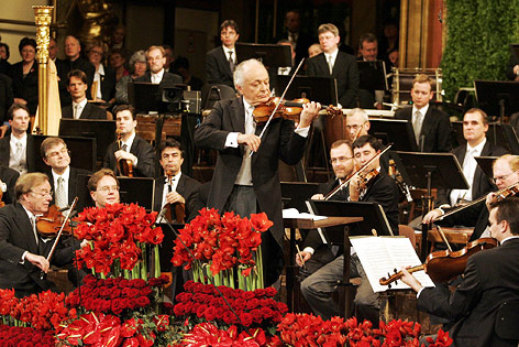 © APA/Robert Newald Lorin Maazel mit den Wiener Philharmonikern beim Neujahrskonzert