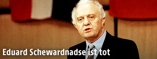 Eduard Schewardnadse 1989 in Wien