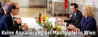 Österreichische und Deutsche Verkehrsminister, Doris Bures und Alexander Dobrindt