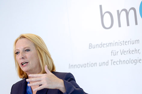 Verkehrsministerin Doris Bures