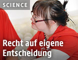 Mädchen mit Behinderung