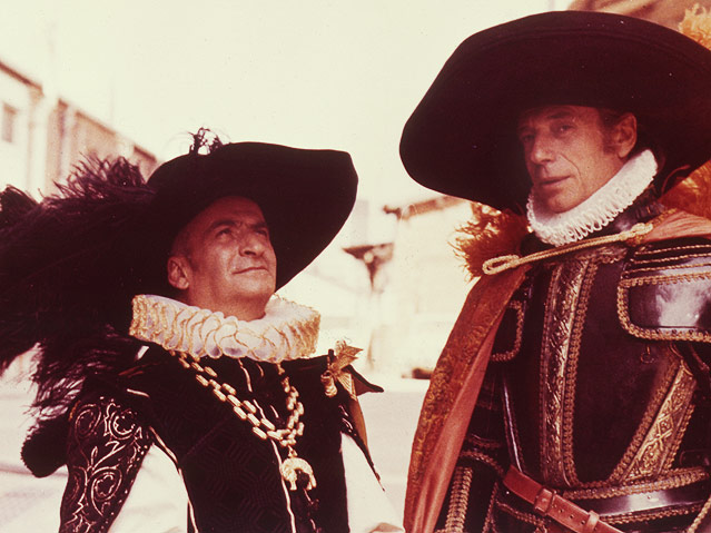 © AP/Eustachie Cardenas Louis de Funes und Yves Montand in "La folie Des Grandeures"