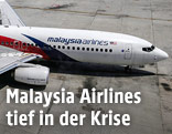 Flugzeug der Malaysian Airlines
