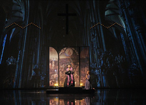 © Bregenzer Festspiele/ Karl Forster Szene aus "Geschichten aus dem Wienerwald"