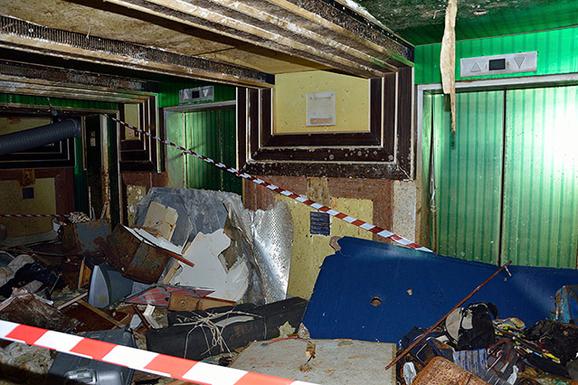 © Reuters/Carabinieri Police Aufnahme aus dem Inneren der Costa Concordia