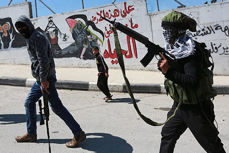 Kämpfer in Gaza